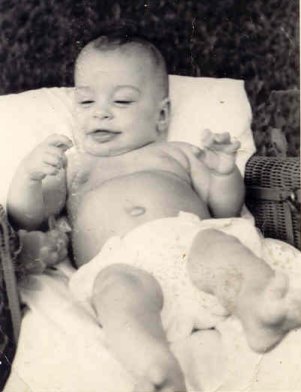 Kathleen as baby