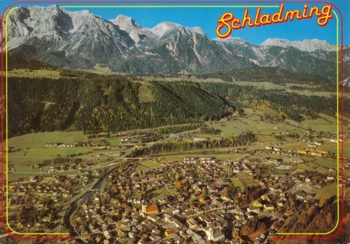 Schladming postcard