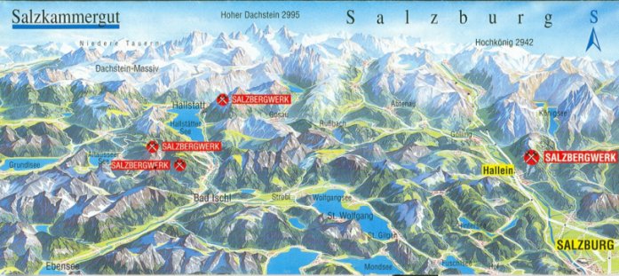 map showing other salt mines