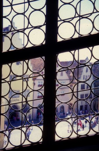 window in the tower