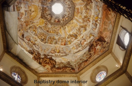Baptistry dome interior