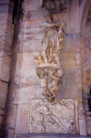 elaborate statue