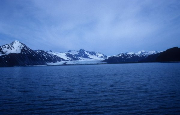 approaching a glacier