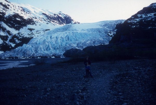 Kathy & Sally at Exit Glacier