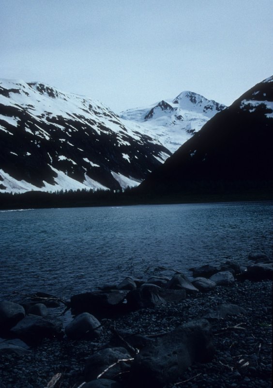 lake at Portage Glacier