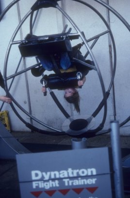 Sally in centrifuge