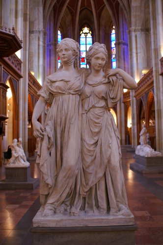 scupture in Friedrichswerder Church/Museum