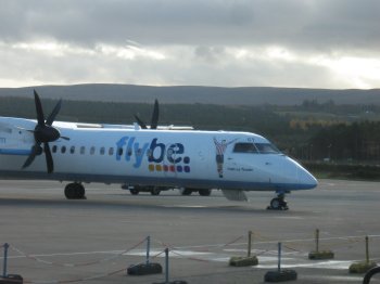 our FlyBe plane