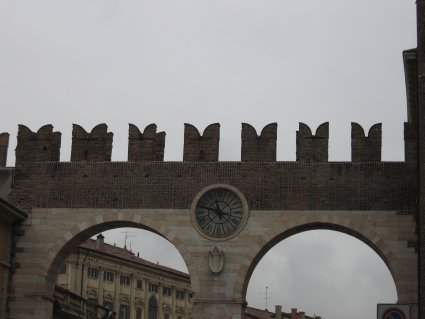 top of gate to old city