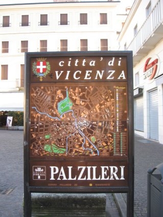 Vicenza map