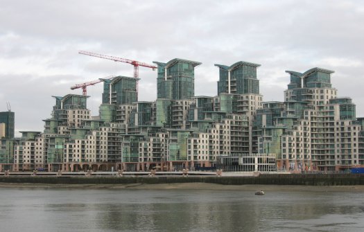 development near Vauxhall Bridge