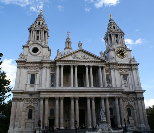 front of St. Paul's