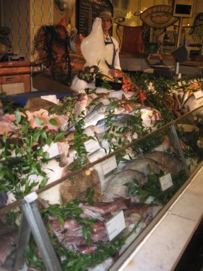 fish market in Harrod's