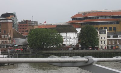 Globe Theatre replica on the Thames
