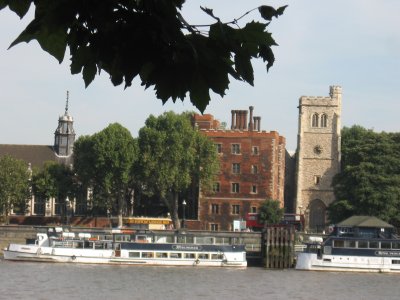 Lambeth Palace from across the Thames