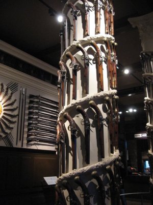 gun display in White Tower museum