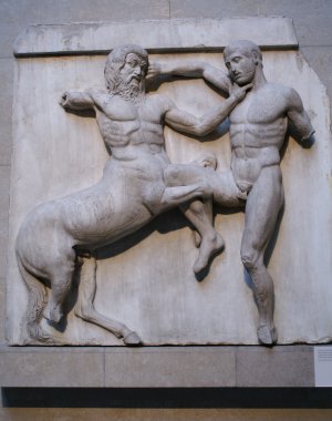 man and centaur