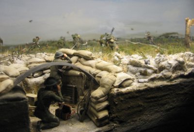 Battle of the Somme diorama