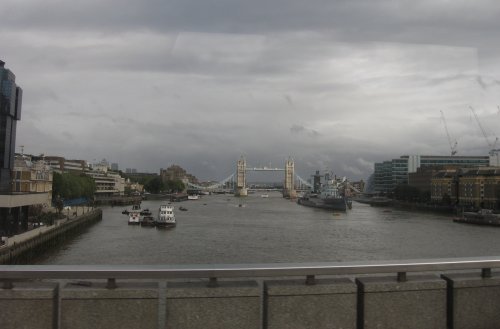 downstream from London Bridge
