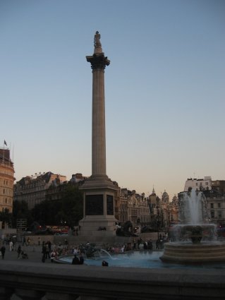 Nelson in Trafalgar Square