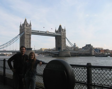 Hal & Sally with Tower Bridge