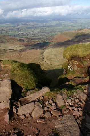 view from Corn Du
