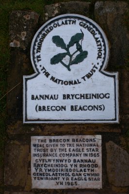 Brecon Beacons sign