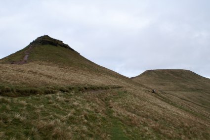 trail cut into the hillsides