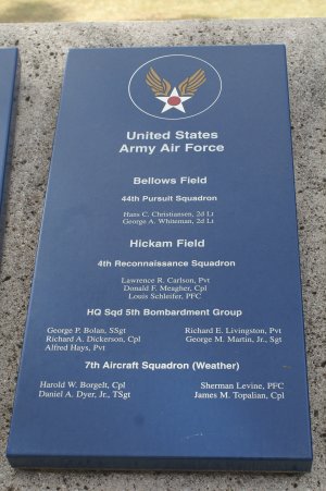 Pearl Harbor plaque