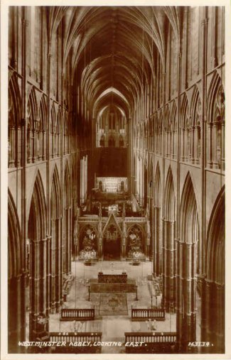 Westminster Abbey postcard