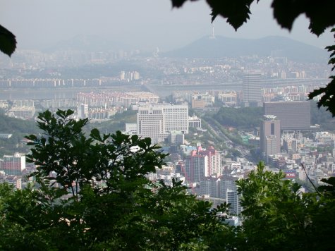 view from Mt. Umyeonsan