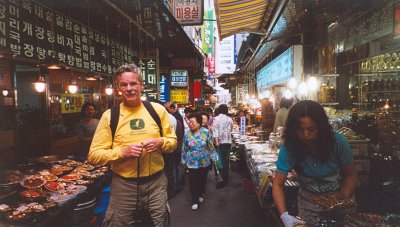 Henry at the market