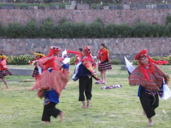 Dancers at Coricancha