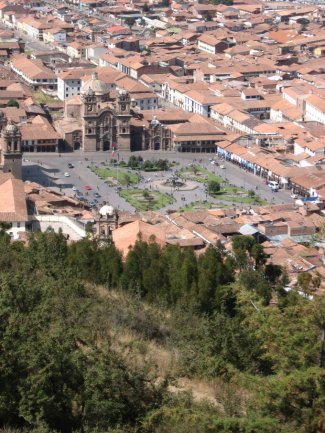 Aerial view of Plaza
