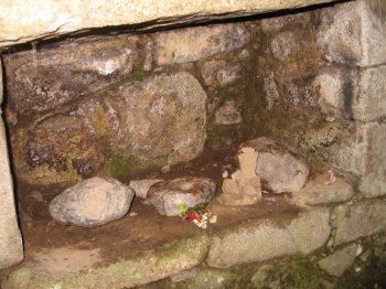Altar in cave