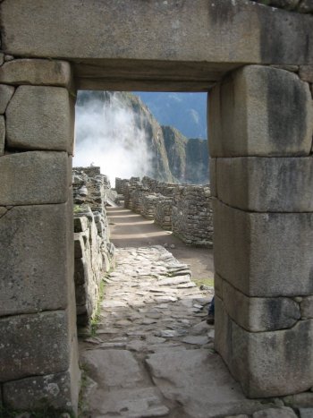 Machu Picchu doorway