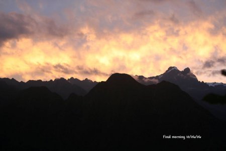 Sunrise on the Inka Trail
