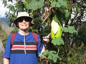 Kathy and her squash