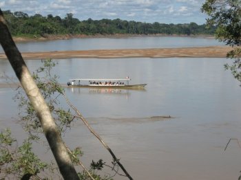 Boat on river