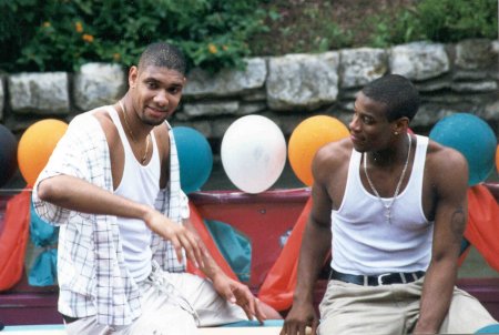 Tim Duncan and Antonio Daniels